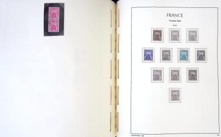 1849-1959, Collection bien fournie en album LEUCHTURM,