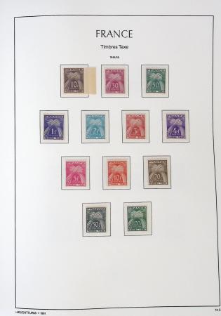 1849-1959, Collection bien fournie en album LEUCHTURM,