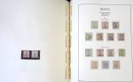 1849-1959, Collection bien fournie en album LEUCHTURM,