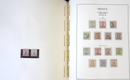 1849-1959, Collection bien fournie en album LEUCHTURM,