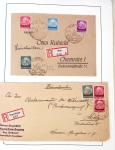 1849-1959, Collection bien fournie en album LEUCHTURM,
