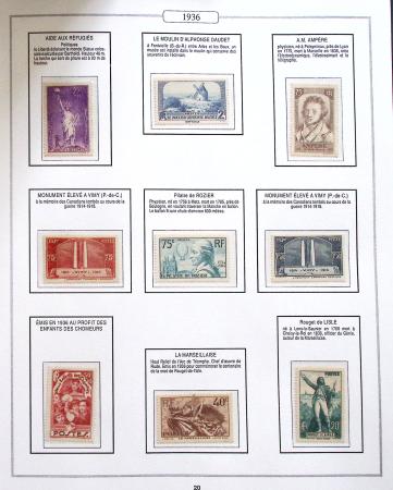1849-2024 Très belle collection de France en 21 albums
