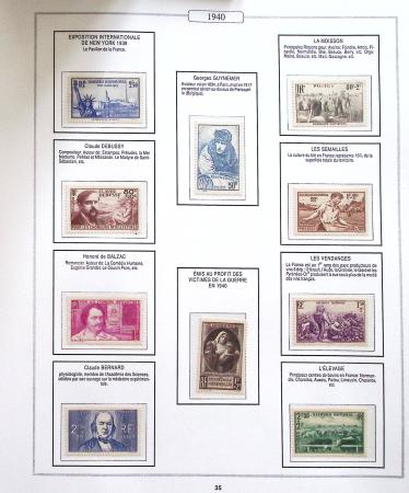 1849-2024 Très belle collection de France en 21 albums