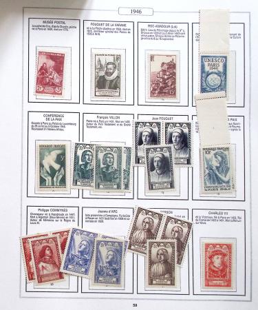 1849-2024 Très belle collection de France en 21 albums