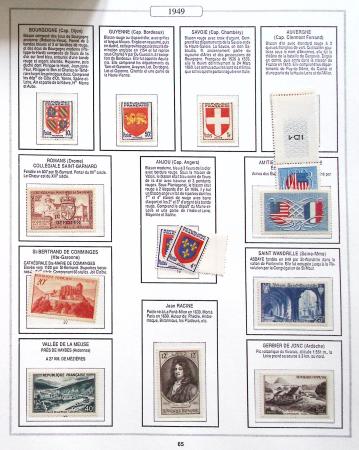1849-2024 Très belle collection de France en 21 albums