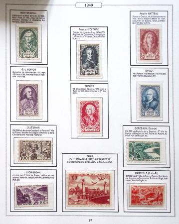 1849-2024 Très belle collection de France en 21 albums