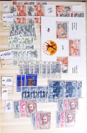 1919-2016 Huge Never hinged stock in sheets, mostly
