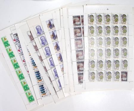 1919-2016 Huge Never hinged stock in sheets, mostly