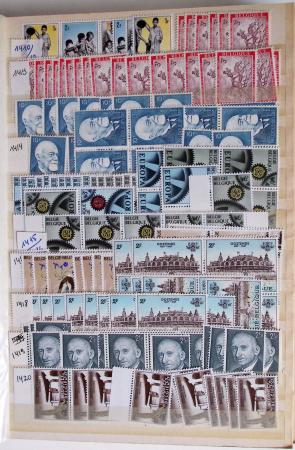 1919-2016 Huge Never hinged stock in sheets, mostly