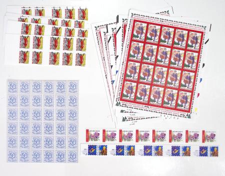 1919-2016 Huge Never hinged stock in sheets, mostly
