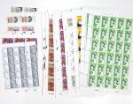 1919-2016 Huge Never hinged stock in sheets, mostly