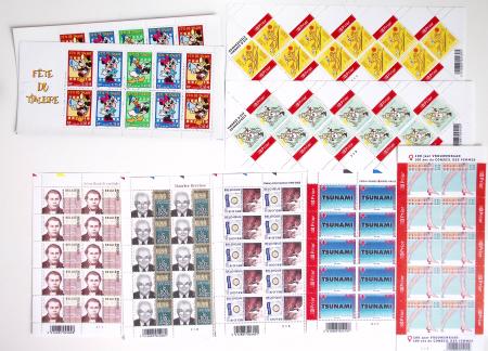 1919-2016 Huge Never hinged stock in sheets, mostly