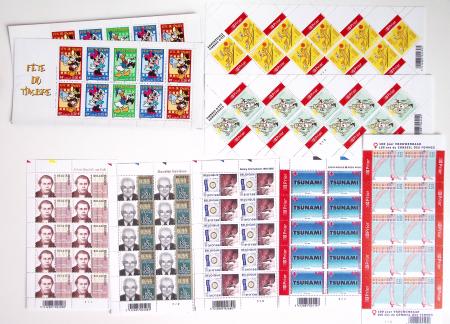 1919-2016 Huge Never hinged stock in sheets, mostly