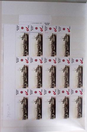 1919-2016 Huge Never hinged stock in sheets, mostly