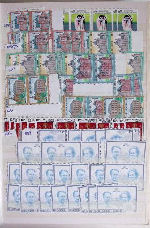 1919-2016 Huge Never hinged stock in sheets, mostly