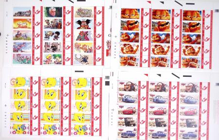1919-2016 Huge Never hinged stock in sheets, mostly