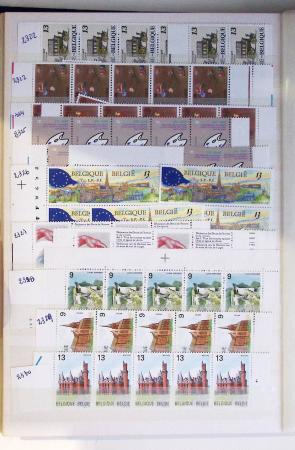 1919-2016 Huge Never hinged stock in sheets, mostly