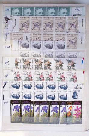 1919-2016 Huge Never hinged stock in sheets, mostly