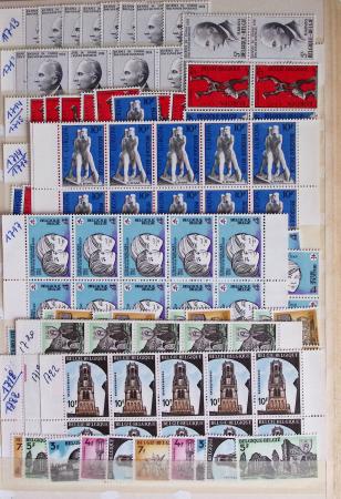 1919-2016 Huge Never hinged stock in sheets, mostly