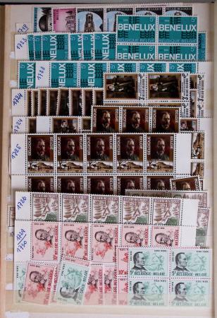 1919-2016 Huge Never hinged stock in sheets, mostly