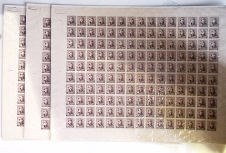 1919-2016 Huge Never hinged stock in sheets, mostly
