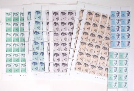 1919-2016 Huge Never hinged stock in sheets, mostly