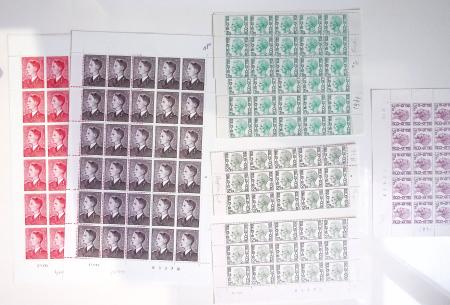 1919-2016 Huge Never hinged stock in sheets, mostly
