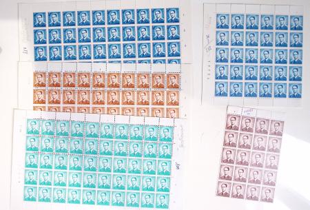 1919-2016 Huge Never hinged stock in sheets, mostly