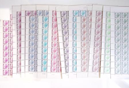 1919-2016 Huge Never hinged stock in sheets, mostly