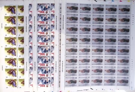 1919-2016 Huge Never hinged stock in sheets, mostly
