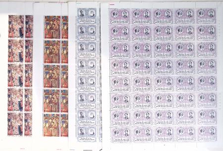 1919-2016 Huge Never hinged stock in sheets, mostly