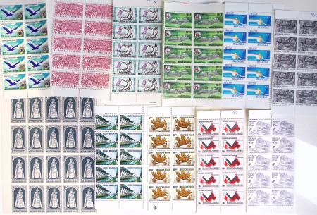 1919-2016 Huge Never hinged stock in sheets, mostly