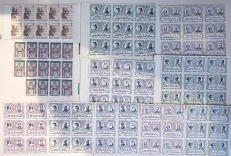1919-2016 Huge Never hinged stock in sheets, mostly