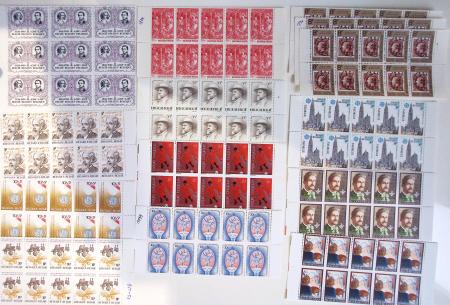 1919-2016 Huge Never hinged stock in sheets, mostly