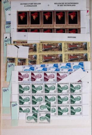 1919-2016 Huge Never hinged stock in sheets, mostly