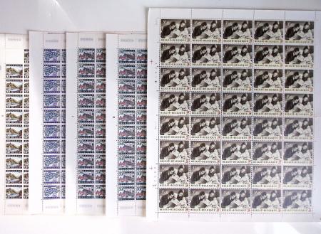 1919-2016 Huge Never hinged stock in sheets, mostly