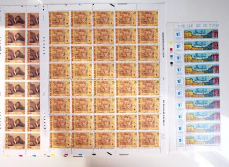 1919-2016 Huge Never hinged stock in sheets, mostly