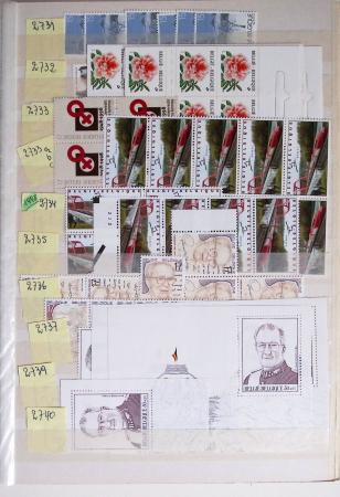 1919-2016 Huge Never hinged stock in sheets, mostly