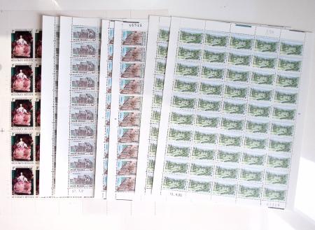 1919-2016 Huge Never hinged stock in sheets, mostly