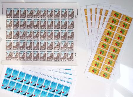 1919-2016 Huge Never hinged stock in sheets, mostly