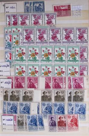 1919-2016 Huge Never hinged stock in sheets, mostly