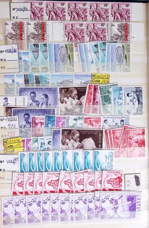 1919-2016 Huge Never hinged stock in sheets, mostly