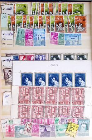 1919-2016 Huge Never hinged stock in sheets, mostly
