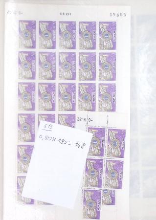 1885-1963, Stock de neuf ** proprement classé par numéro