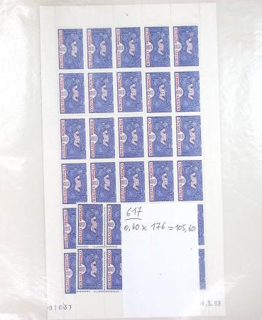 1885-1963, Stock de neuf ** proprement classé par numéro