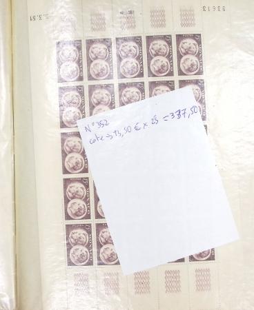 1885-1963, Stock de neuf ** proprement classé par numéro