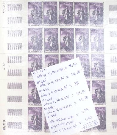 1885-1963, Stock de neuf ** proprement classé par numéro