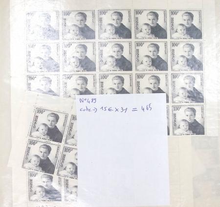 1885-1963, Stock de neuf ** proprement classé par numéro