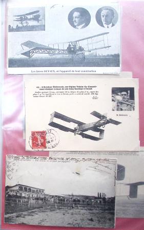 1910-30env. AVIATION - CARTES POSTALE: Très belle et