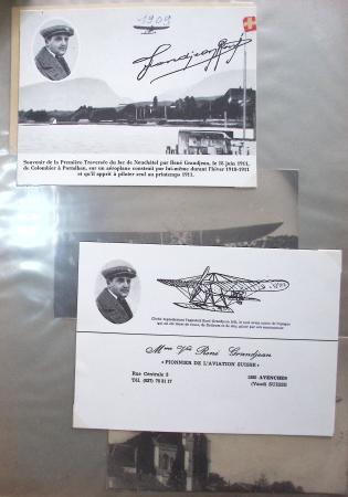1910-30env. AVIATION - CARTES POSTALE: Très belle et